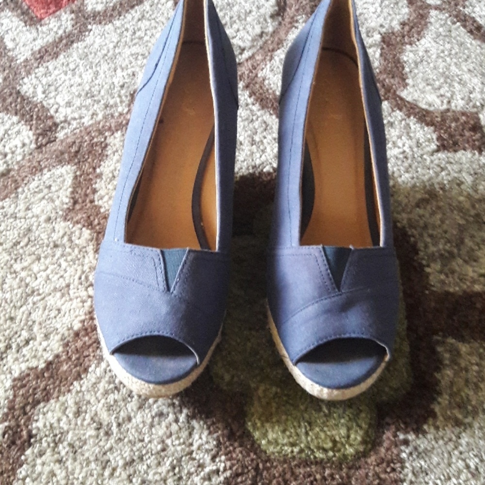 Blue and tan color wedges used but still in good c